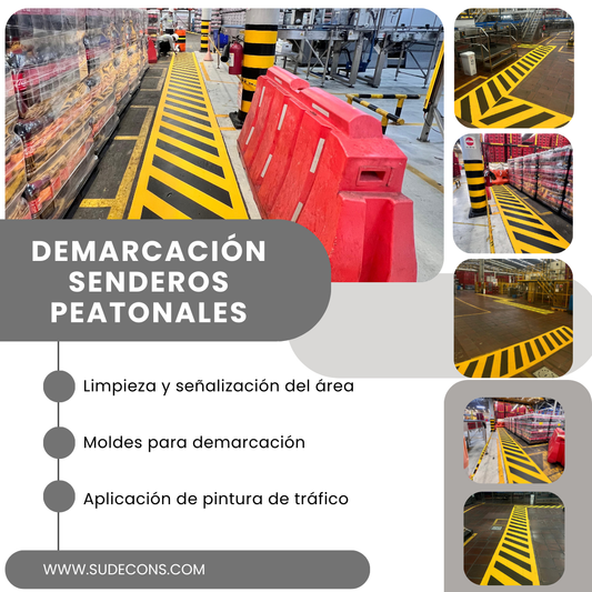 DEMARCACIÓN SENDEROS PEATONALES