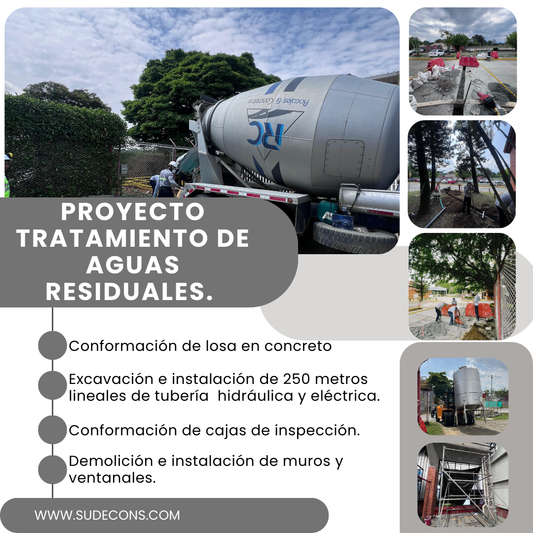 OBRA CIVIL PROYECTO AGUAS RENOVADAS - PLANTA COCA COLA- CALI.